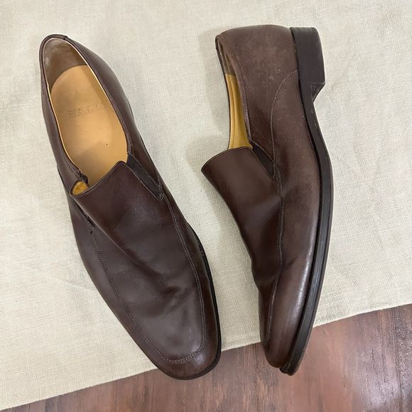 BALLY Brown Calf Leather Slip On Loafers Thor/131 - Picture 2 of 12